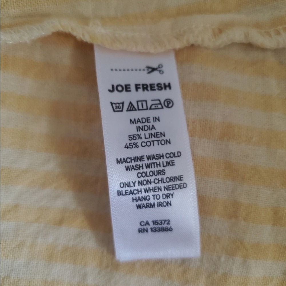 Joe Fresh Yellow Ruffle-Sleeve Top - Picture 6 of 7